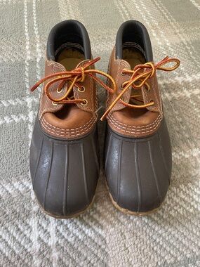 LL Bean Bean Boots Gumshoes low top Duck boots 7M